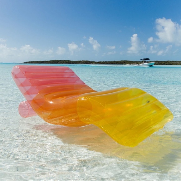 FUNBOY RAINBOW CHAISE LOUNGER POOL TOY